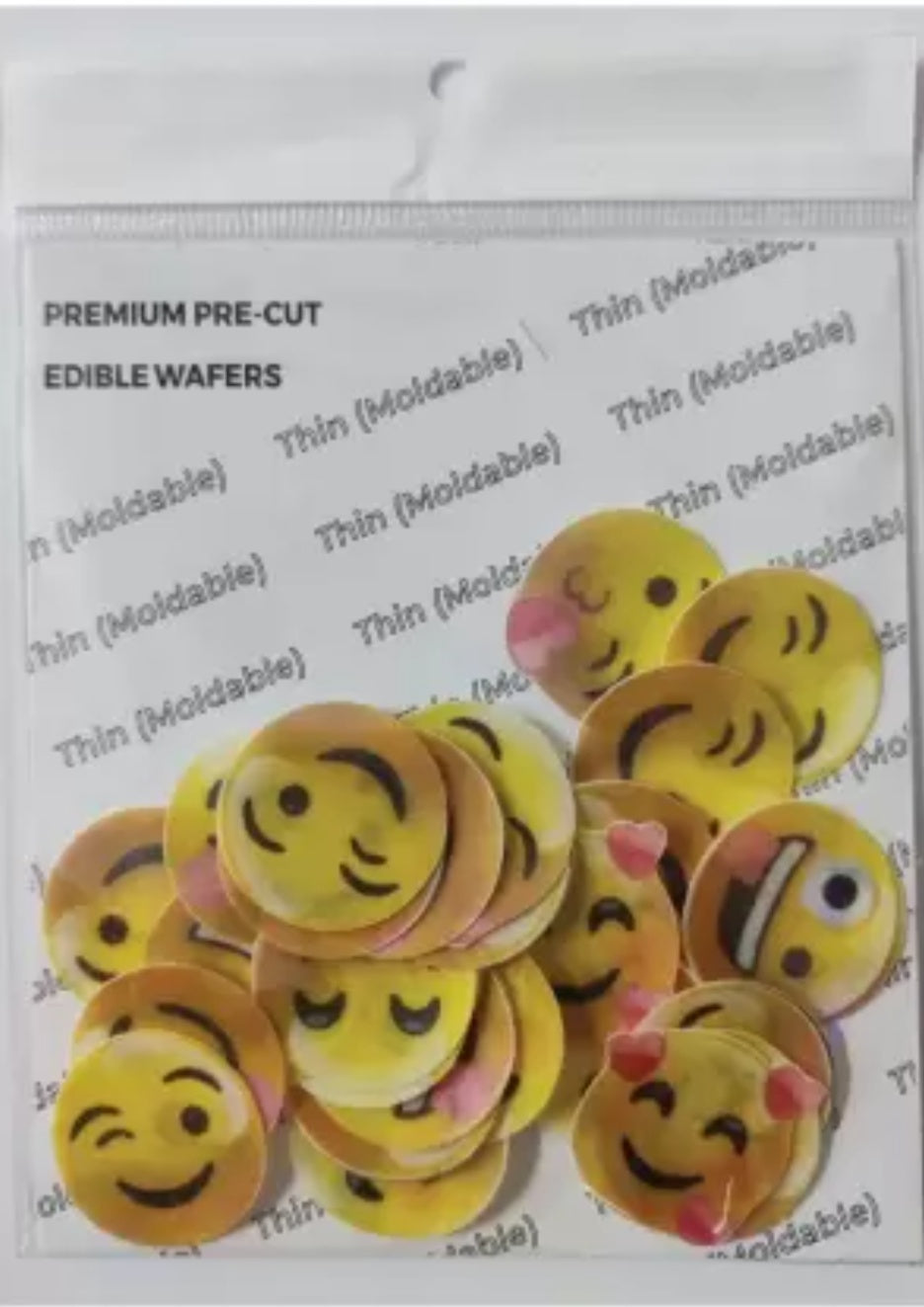 Emoji  Edible Pre-Cut Wafers