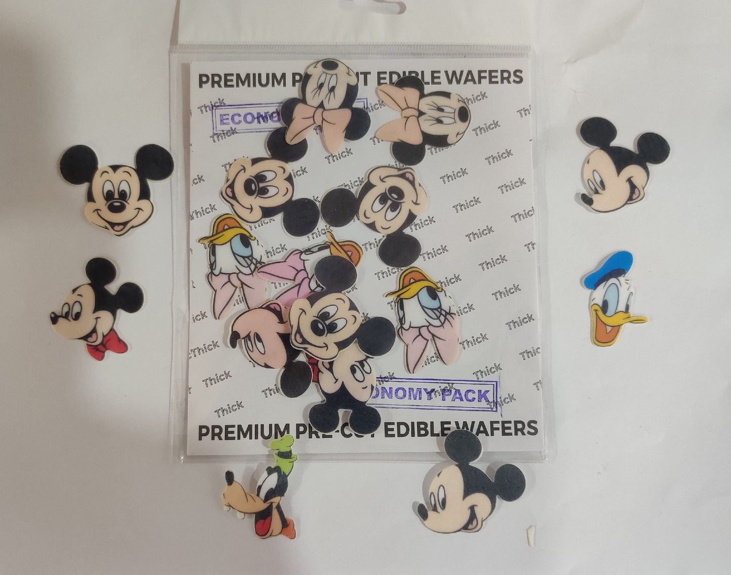 Mickey Family Faces Edible Pre-Cut Wafers