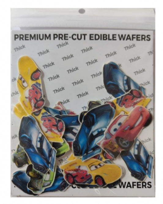 Cars Edible Pre-Cut Wafers (WPC-603)