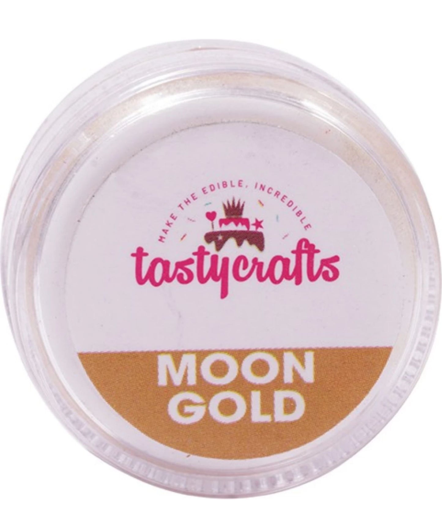 Tasty Crafts Moon Gold Luster Dust
Weight -4.5gm