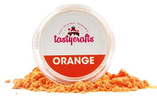Tasty Crafts Orange Luster Dust
Weight -4.5gm