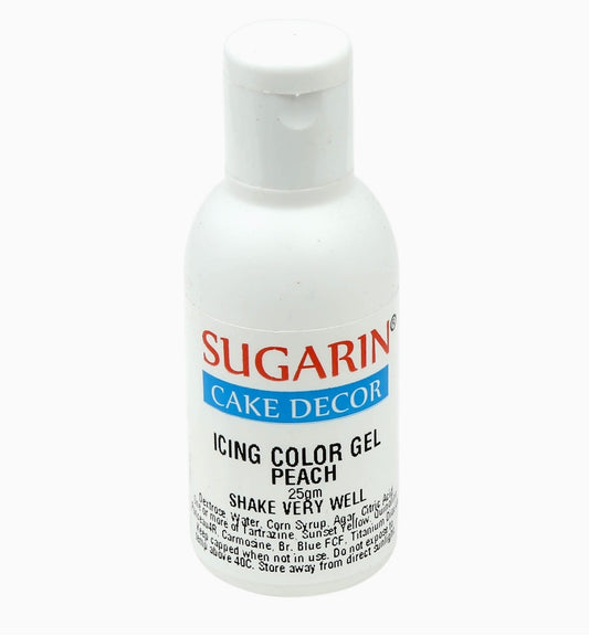 Sugarin Premium Peach Gel colour 25ml