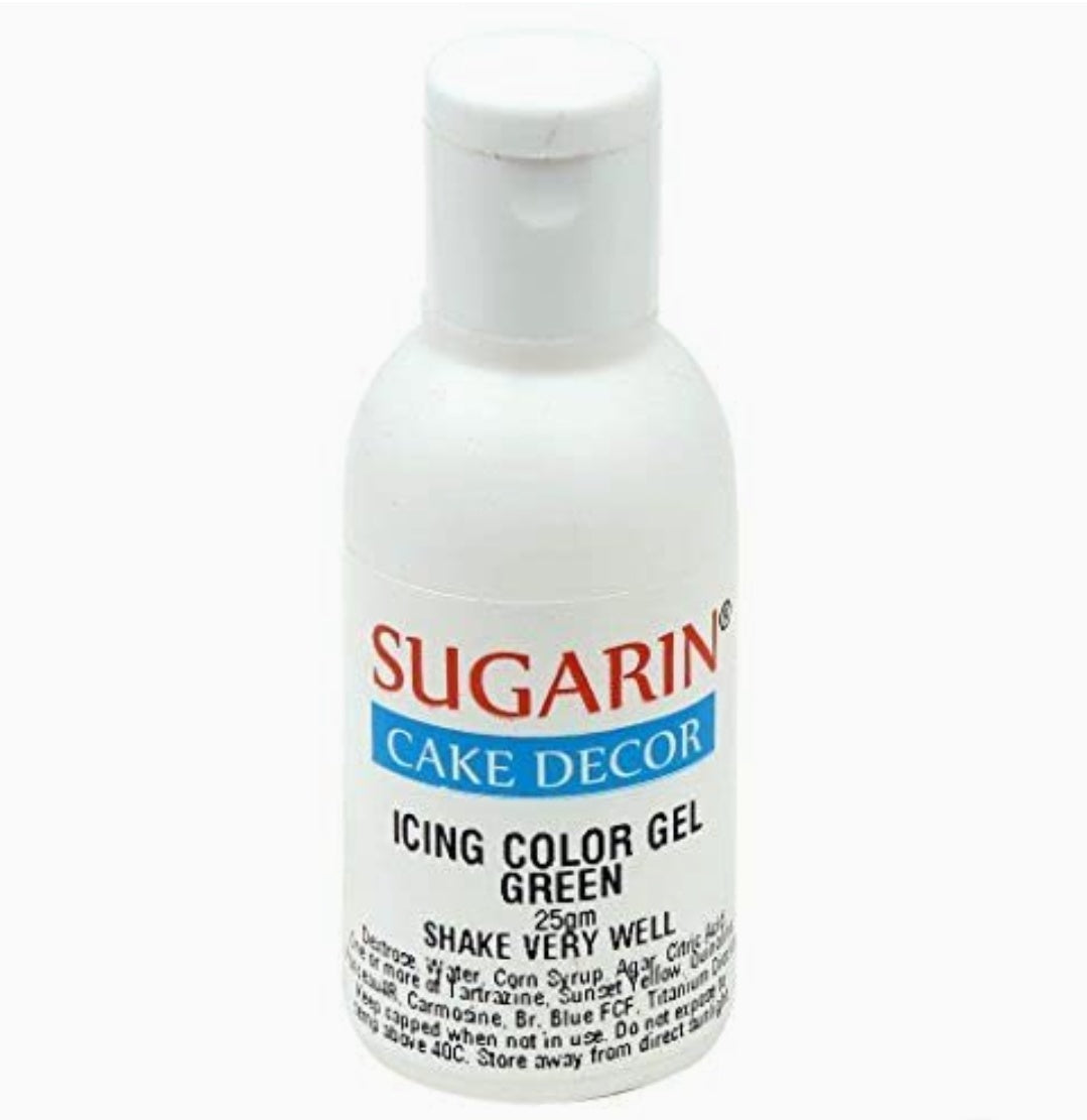 Sugarin Premium Green Gel colour 25ml