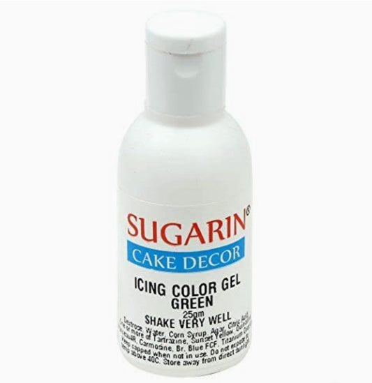 Sugarin Premium Green Gel colour 25ml