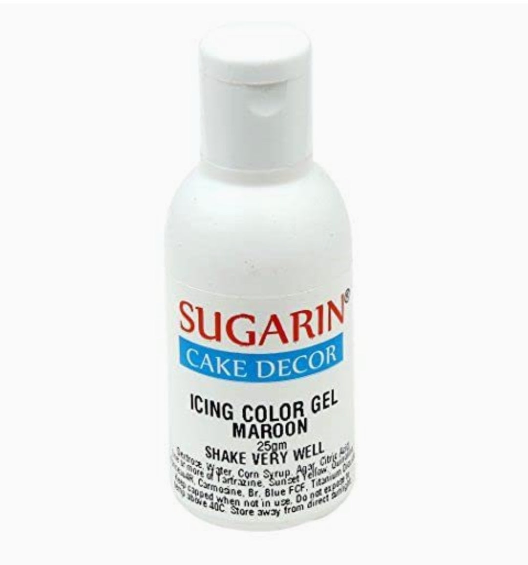 Sugarin Premium Maroon Gel colour 25ml