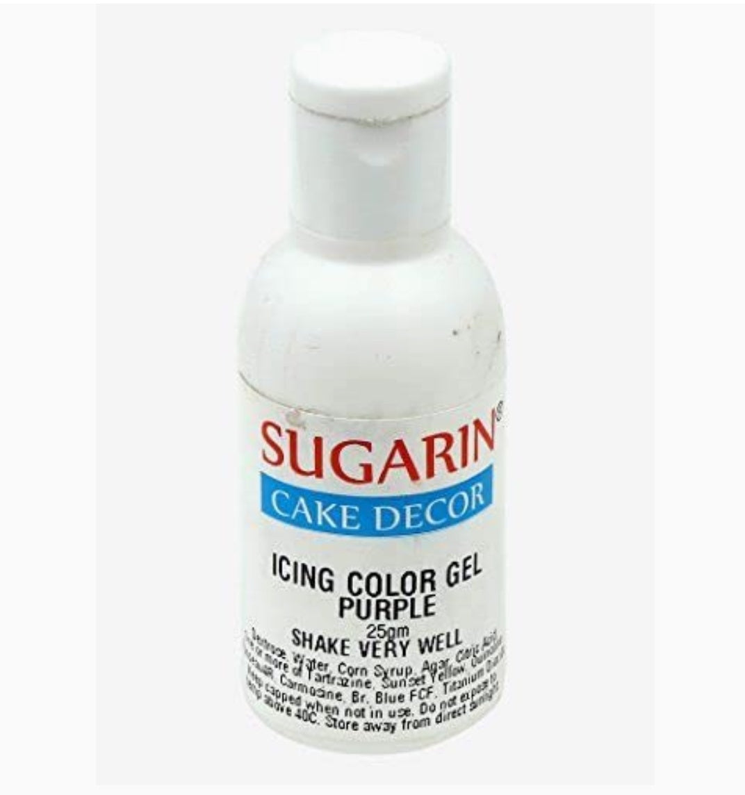 Sugarin Premium Purple  Gel colour 25ml