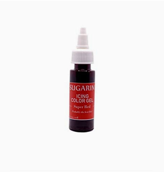 Sugarin Premium Super Red Gel colour 30ml