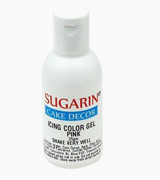 Sugarin Premium Pink Gel colour 25ml