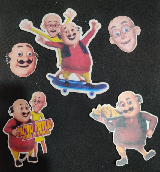 Tastycrafts Motu Patlu Edible Waffer paper Pack of -8Code(WPC- 096)