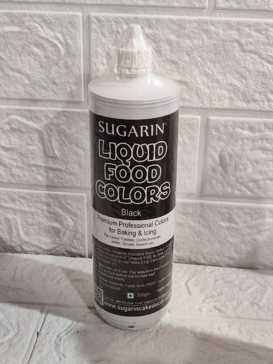 Sugarin Black Liquid Food Color 500gm