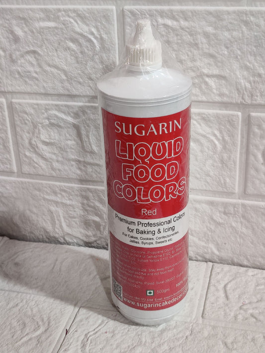 Sugarin Red Liquid Food Color 500gm