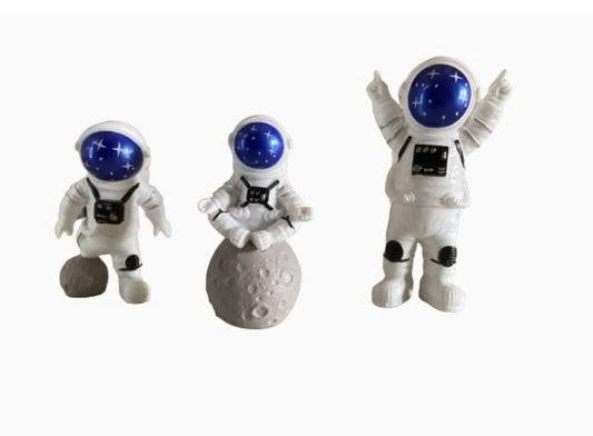 Astronaut Theme Cake Topper pack of 3