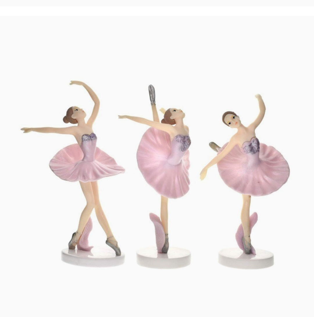 Ballet Dancer Topper Pack of 3