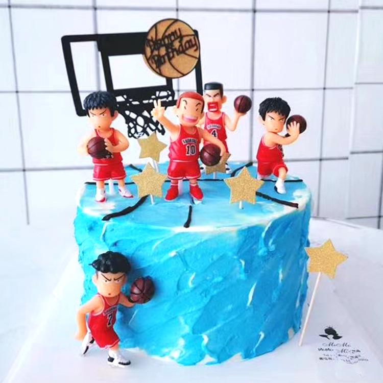 Basketball Team cake Toy  Topper