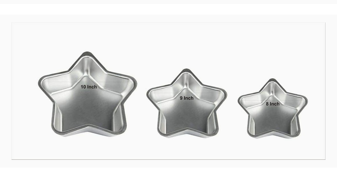 Star Can Mould 
Set of 3