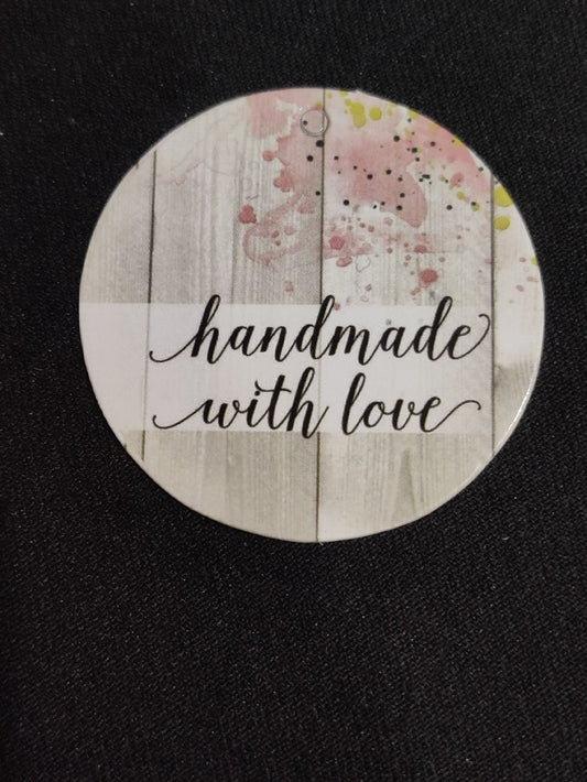 Handmade With Love Paper Tag