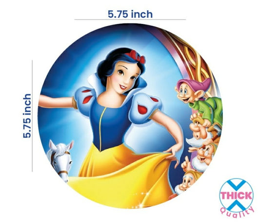 Tastycraft (Snow White) theme Edible Precut Wafer sheet (EWC-111)