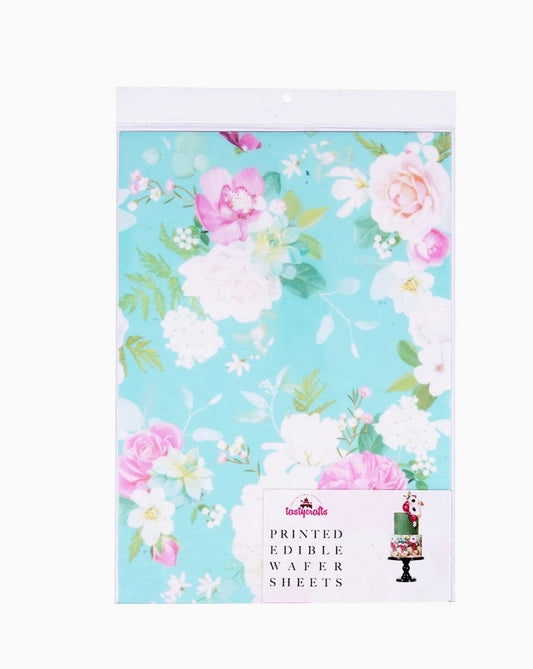 Tastycrafts Edible A4 Floral Sheet (PWP-008)