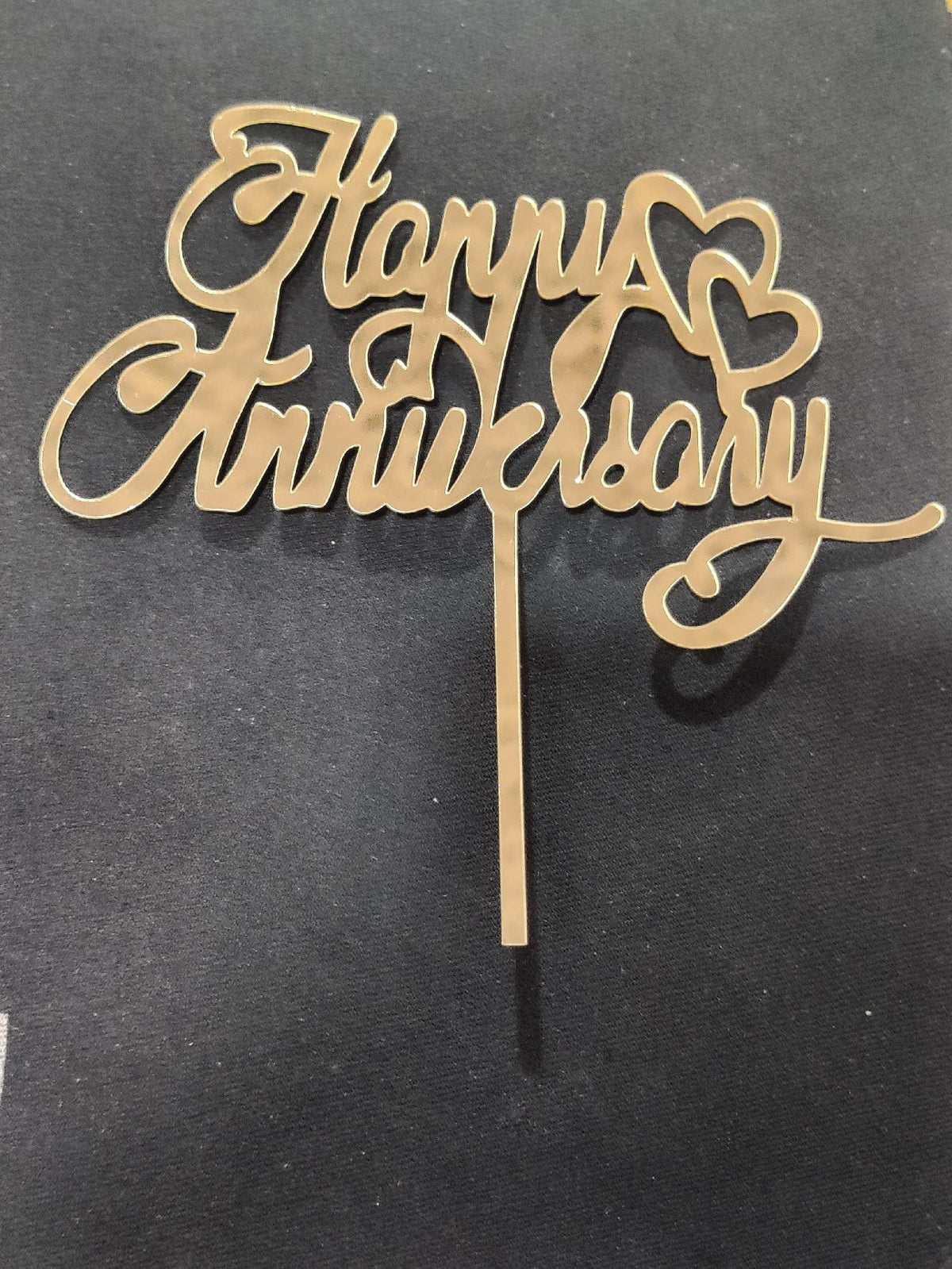 Happy Anniversary Acrylic Topper  RT00039