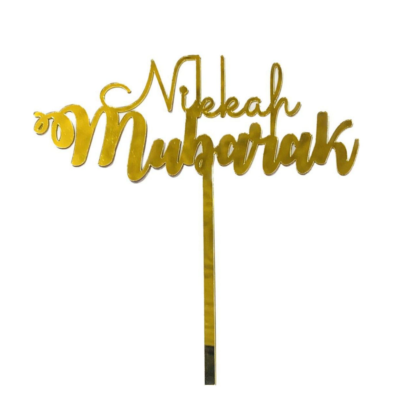 Nikkah Mubarak Cake Topper