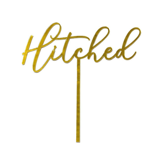 Hitched Cake Topper