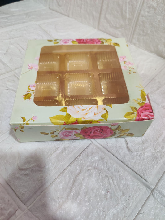 9 Cavity Chocolate Box With Cavity