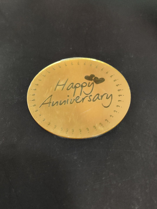 Acrylic Anniversary Coin 2 inch TT00225