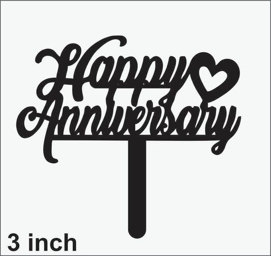 Acrylic Anniversary Topper 3 inch RT00659