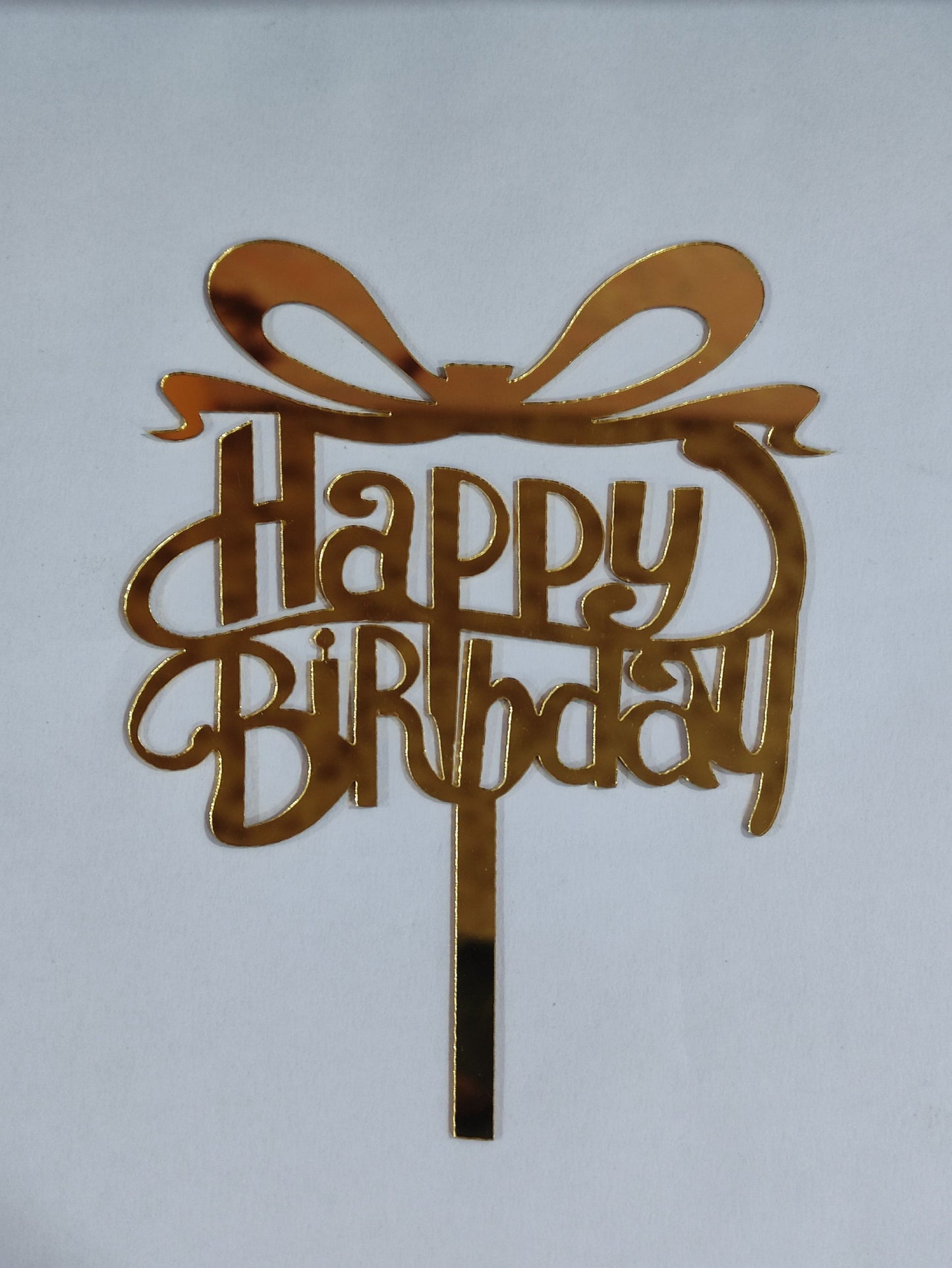 Acrylic Happy Birthday Topper RT00669