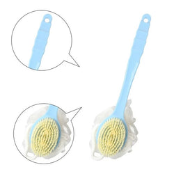 Long-handled Soft-bristled Dual-purpose Bathing Brush