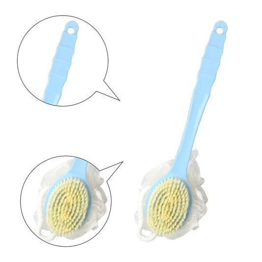 Long-handled Soft-bristled Dual-purpose Bathing Brush