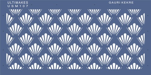 Ultimakes Premium Quality Designer Stencil size -  12*6 ( Approx)