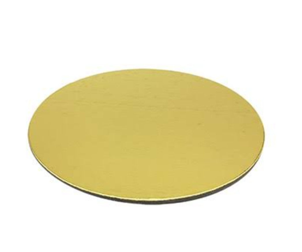 Round 12 inch golden Baseboard Pack of 25