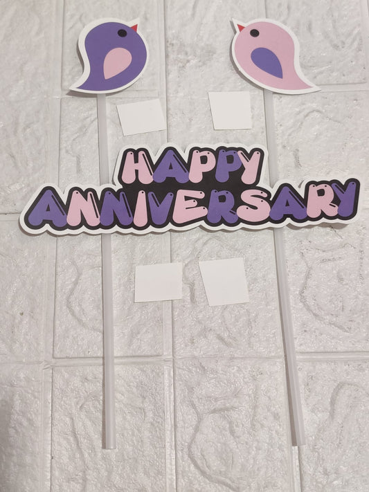 Happy Anniversary Theme Topper TT00249