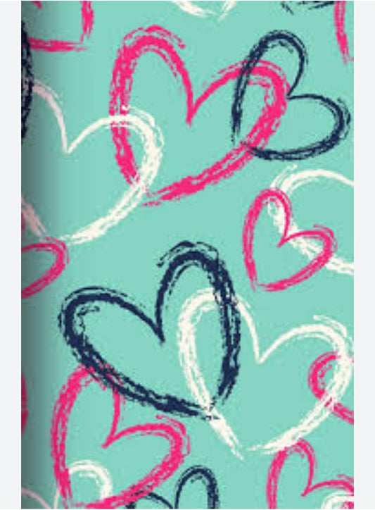 Bake Haven Edible A4 Heart Sheet