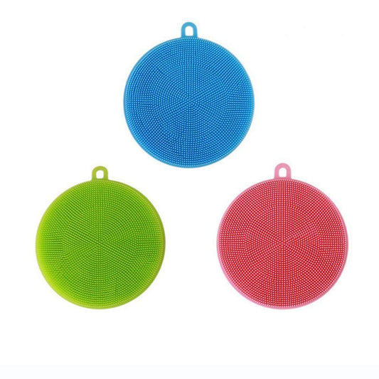 Silicon Scrubber Pack of 5 (Random Colour)