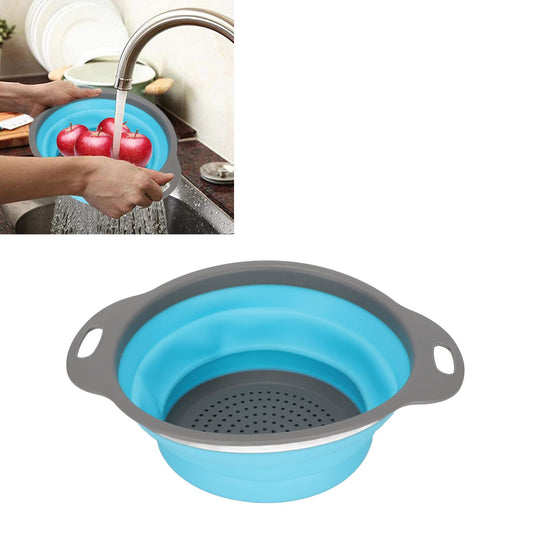 Folding Drain Basket (Random Colour )