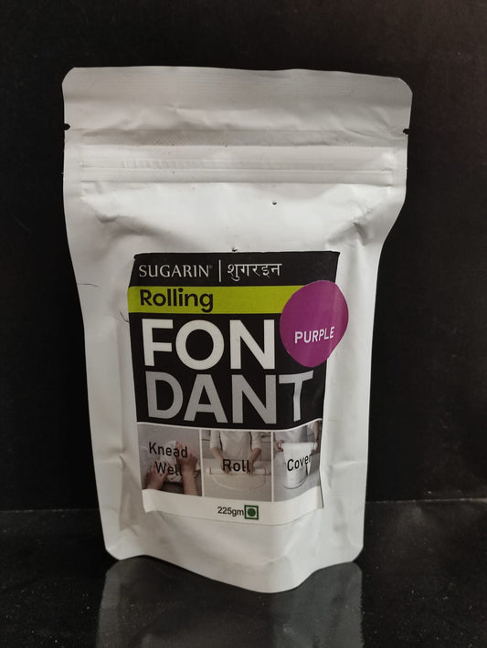 Sugarin Rolling Fondant  Purple 225 Gm