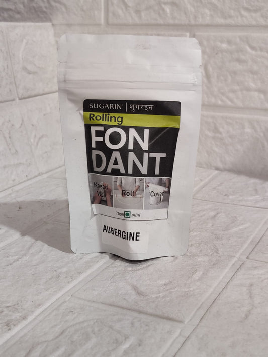 Sugarin Rolling Fondant Aubergine 75 gm