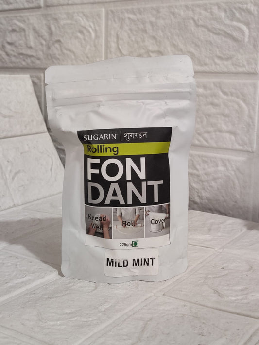 Sugarin Rolling Fondant Mild Mint 225 Gm