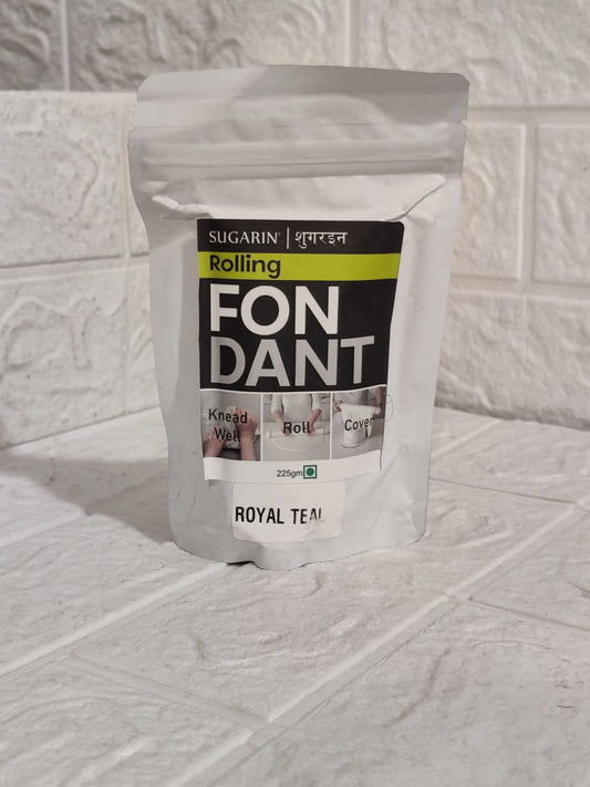 Sugarin Rolling Fondant  Royal Teal 225 Gm