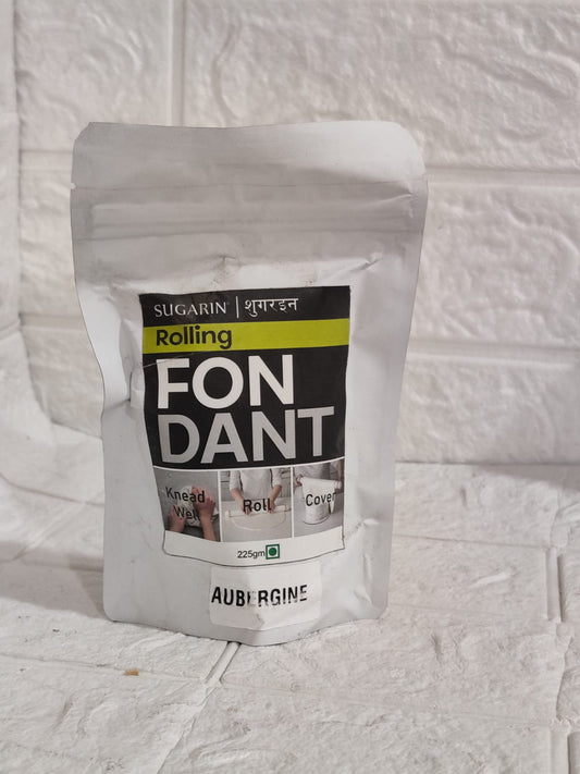 Sugarin Rolling Fondant  Aubergine 225 Gm